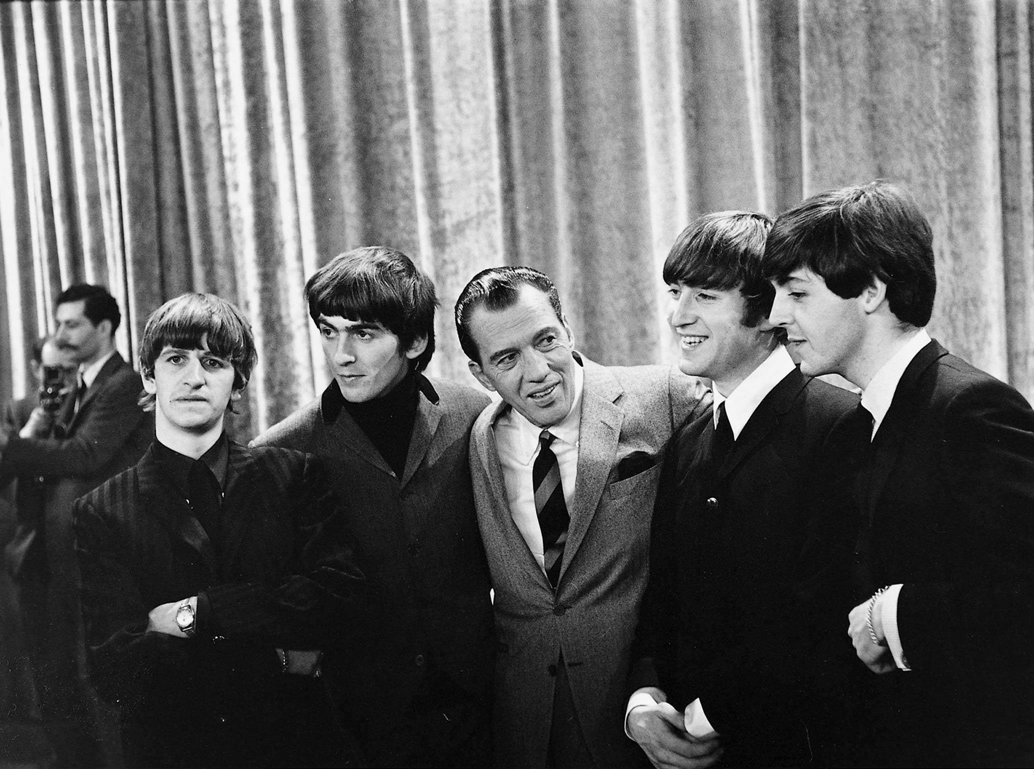 Ed Sullivan with The Beatles