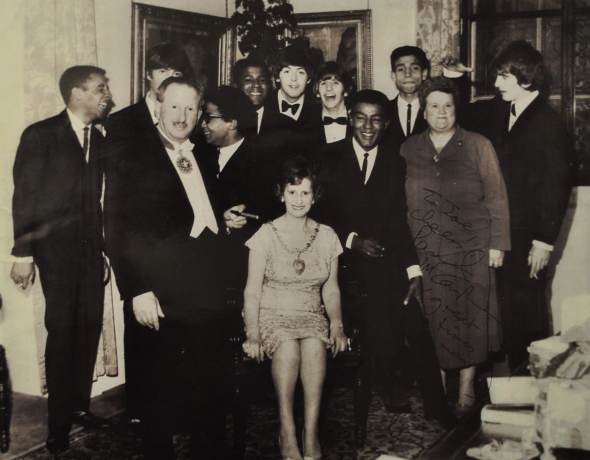 The Chants with The Beatles at Liverpool Town Hall on 10th July 1964